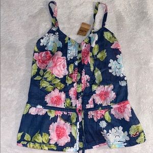 Hollister Flower Tank NEW